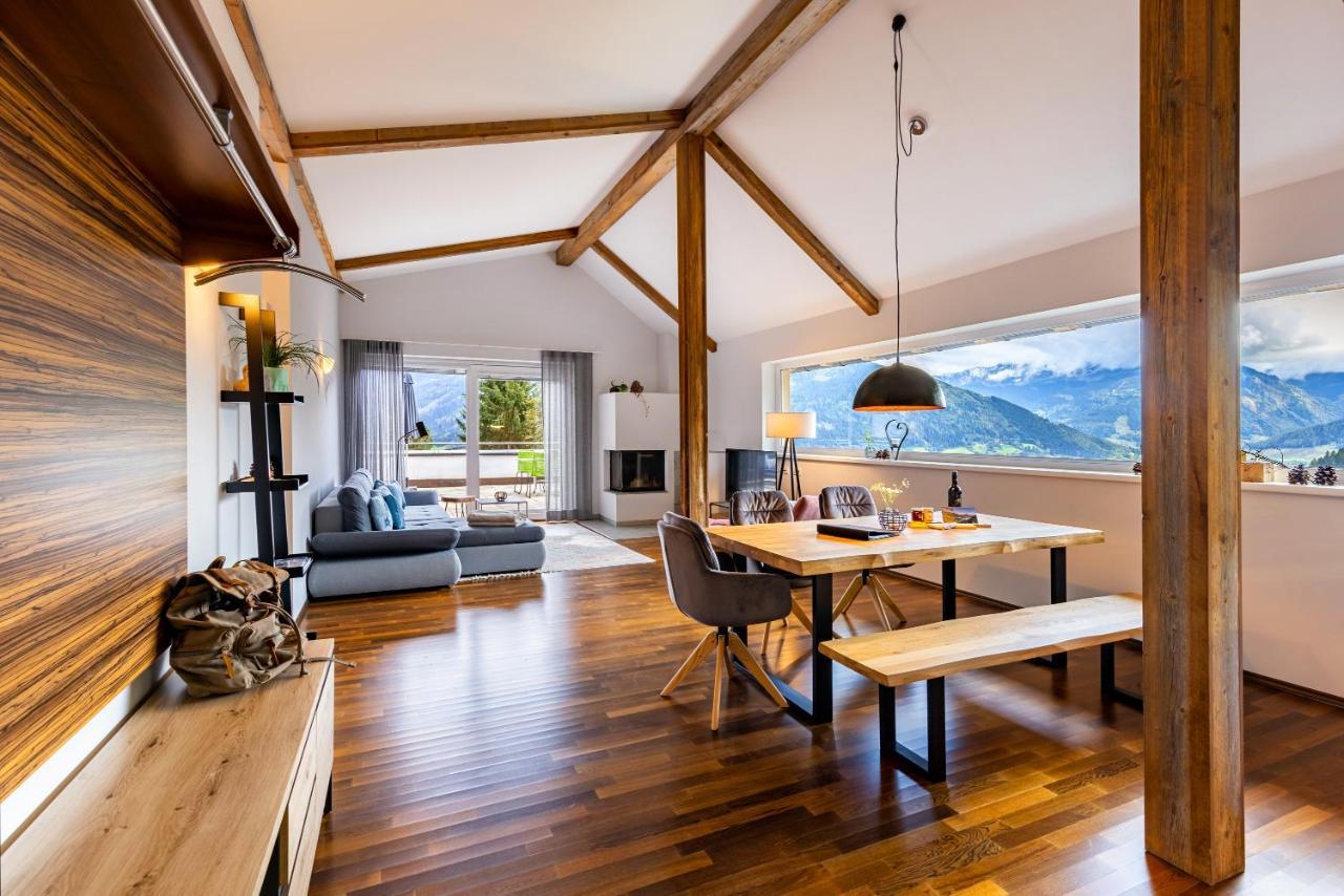 Der Sonnberg Alpinlodges - Apartments Mit Seeblick, Privater Sauna Und Self Check-In Zell am See Ngoại thất bức ảnh